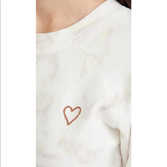 Madewell Tie Die Sweatshirt in Warm Violet NWOT - Picture 2 of 9